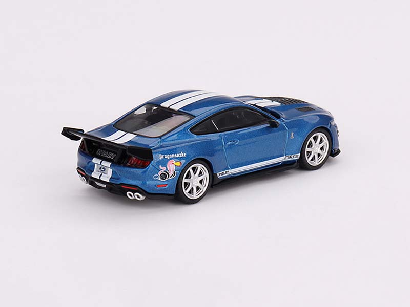 Ford Mustang Shelby GT500 Dragon Snake Concept - Ford Performance Blue (Mini GT) Diecast 1:64 Scale Models - TSM MGT00568