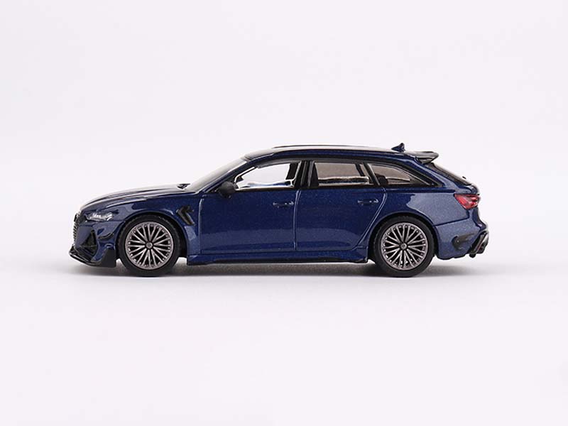 PRE-ORDER Audi ABT RS6-R Navarra Blue Metallic - MiJo Exclusive (Mini GT) Diecast 1:64 Scale Model - TSM MGT00574