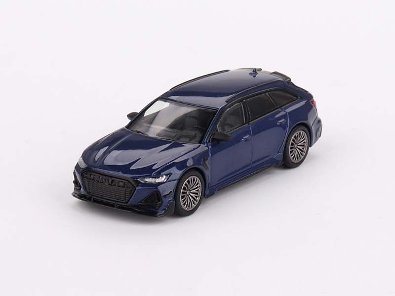 PRE-ORDER Audi ABT RS6-R Navarra Blue Metallic - MiJo Exclusive (Mini GT) Diecast 1:64 Scale Model - TSM MGT00574
