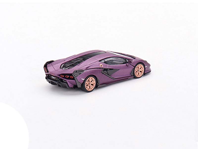 Lamborghini Sián FKP 37 - Matte Viola SE30 - Hong Kong Exclusive (Mini GT) Diecast 1:64 Scale Model - TSM MGT00588