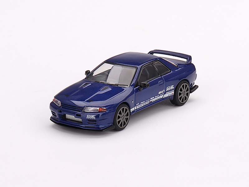 Nissan Skyline GT-R Top Secret VR32 Metallic Blue - MiJo Exclusive (Mini GT) Diecast 1:64 Scale Model - TSM MGT00589