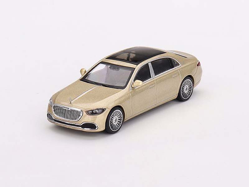 CHASE Mercedes-Maybach S680 Champagne Metallic - MiJo Exclusive (Mini GT) Diecast 1:64 Scale Model - TSM MGT00604