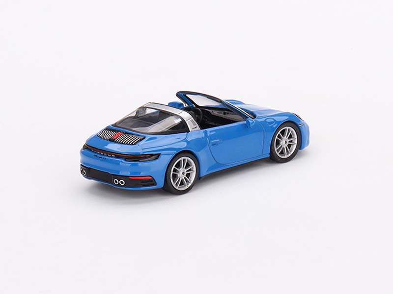 Porsche 911 Targa 4S Shark Blue (Mini GT) Diecast 1:64 Scale Model - TSM MGT00610