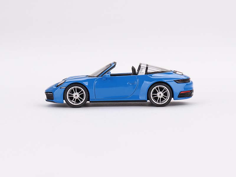 Porsche 911 Targa 4S Shark Blue (Mini GT) Diecast 1:64 Scale Model - TSM MGT00610