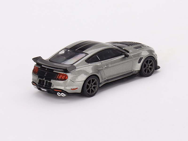CHASE Ford Mustang Shelby GT500 SE Widebody Pepper Gray Metallic (Mini GT) Diecast 1:64 Scale Model - TSM MGT00615