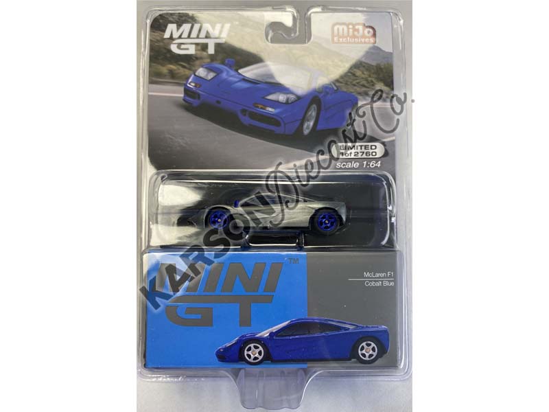 CHASE McLaren F1 Cobalt Blue (Mini GT) Diecast 1:64 Scale Model - TSM MGT00629