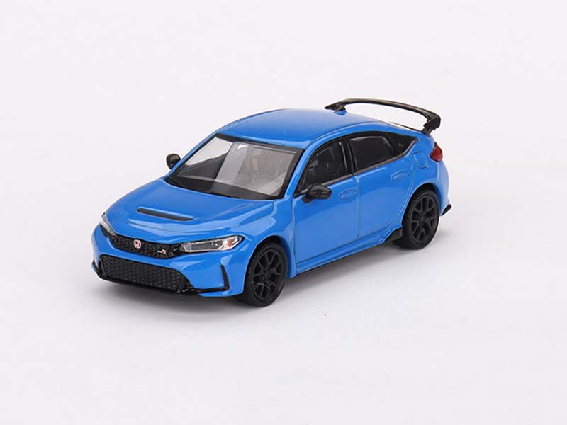 PRE-ORDER 2023 Honda Civic Type R Boost Blue Pearl (Mini GT) Diecast 1:64 Scale Model - TSM MGT00637