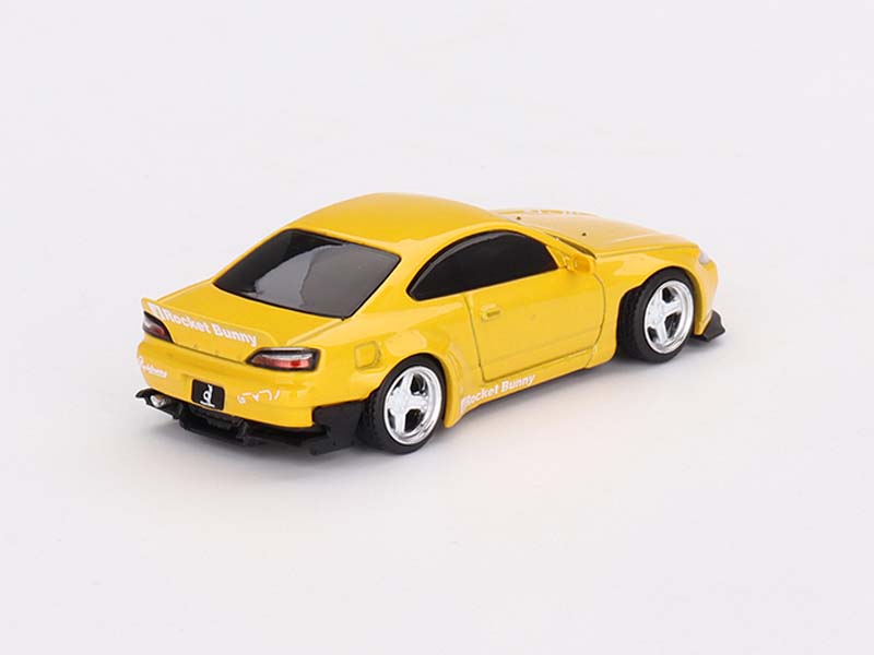 PRE-ORDER Nissan Silvia (S15) Rocket Bunny - Bronze Yellow (Mini GT) Diecast 1:64 Scale Figures - TSM MGT00643