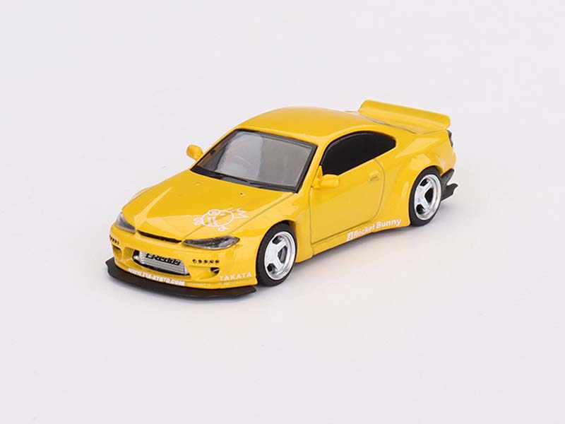 Nissan Silvia (S15) Rocket Bunny - Bronze Yellow (Mini GT) Diecast 1:64 Scale Figures - TSM MGT00643