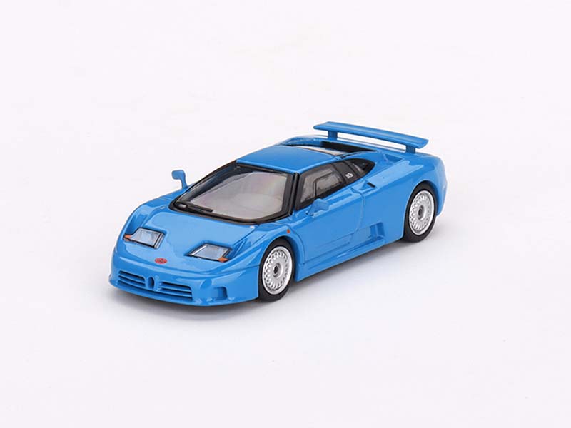 PRE-ORDER Bugatti EB110 GT Blu Bugatti (Mini GT) Diecast 1:64 Scale Figures - TSM MGT00644