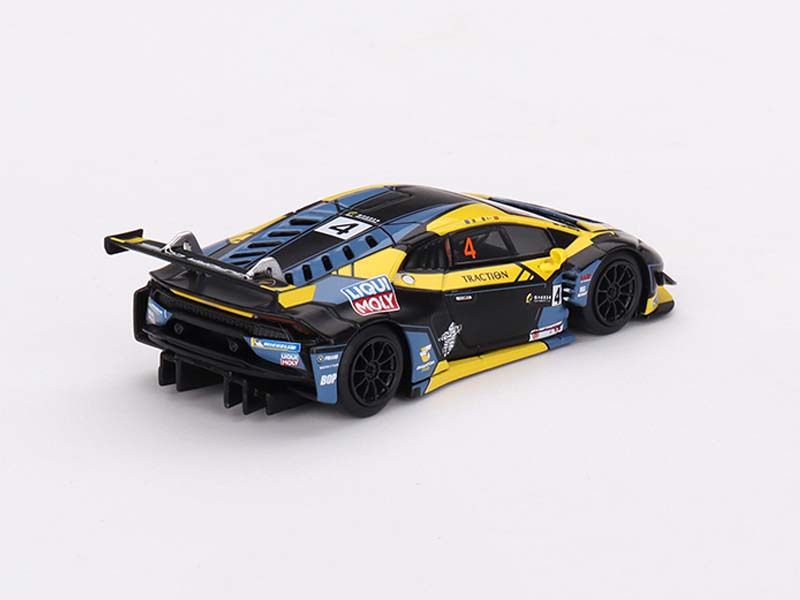 PRE-ORDER Lamborghini Huracán GT3 EVO #4 2022 Macau GP Macau GT Cup 3rd Place (Mini GT) Diecast 1:64 Scale Model - TSM MGT00645