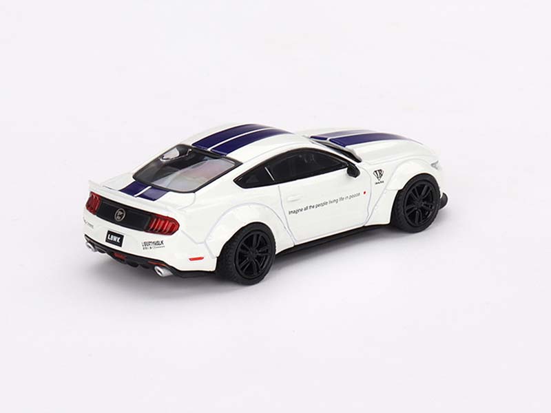 PRE-ORDER Ford Mustang GT LB-WORKS – White (Mini GT) Diecast 1:64 Scale Model - TSM MGT00646