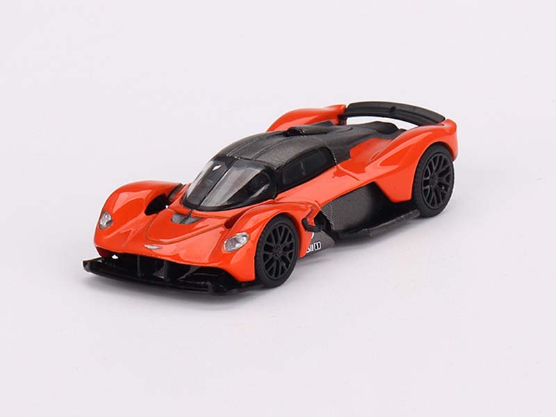 PRE-ORDER Aston Martin Valkyrie Maximum Orange (Mini GT) Diecast 1:64 Scale Model - TSM MGT00678