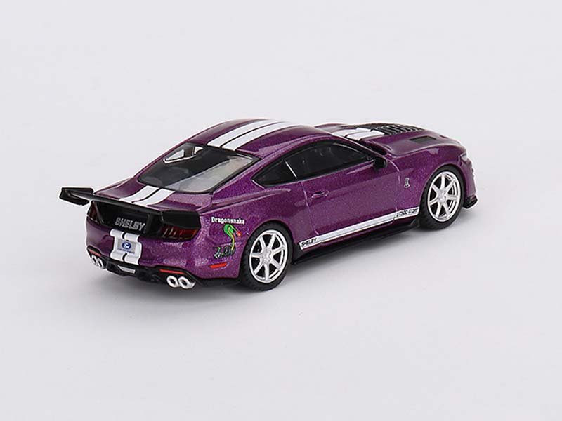 PRE-ORDER Ford Mustang Shelby GT500 Dragon Snake Concept Fuchsia Metallic (Mini GT) Diecast 1:64 Scale Model - TSM MGT00696