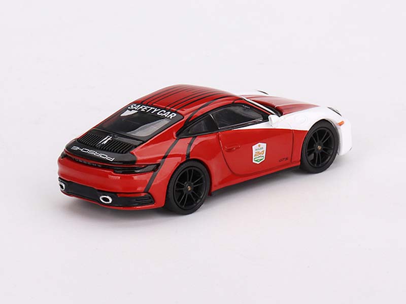 PRE-ORDER Porsche 911 (992) Carrera S Safety Car 2023 IMSA Daytona 24 Hrs (Mini GT) Diecast 1:64 Scale Model - TSM MGT00699