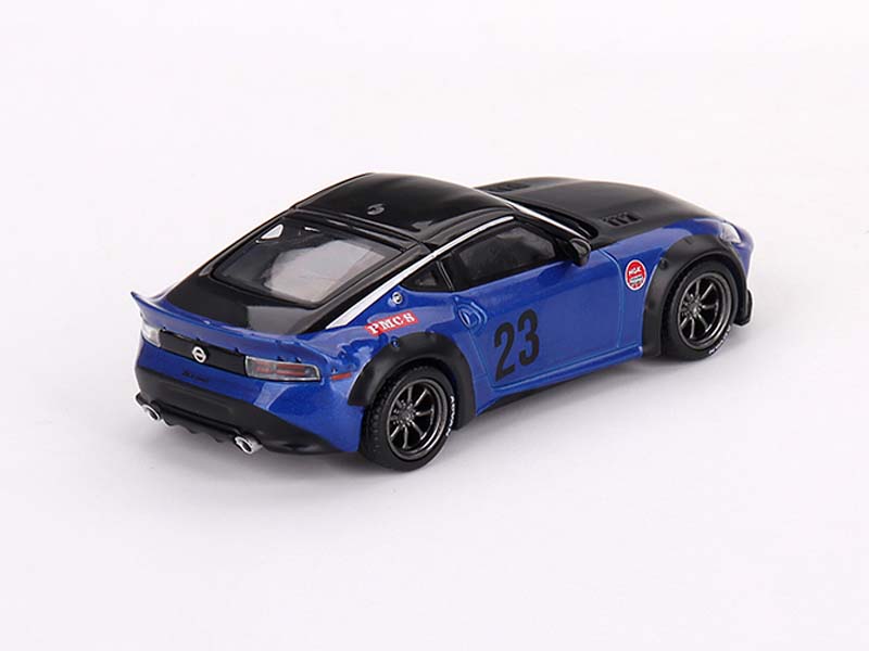 PRE-ORDER Nissan Z LB★NATION WORKS Serian Blue – Mijo Exclusives (Mini GT) Diecast 1:64 Scale Model - TSM MGT00732