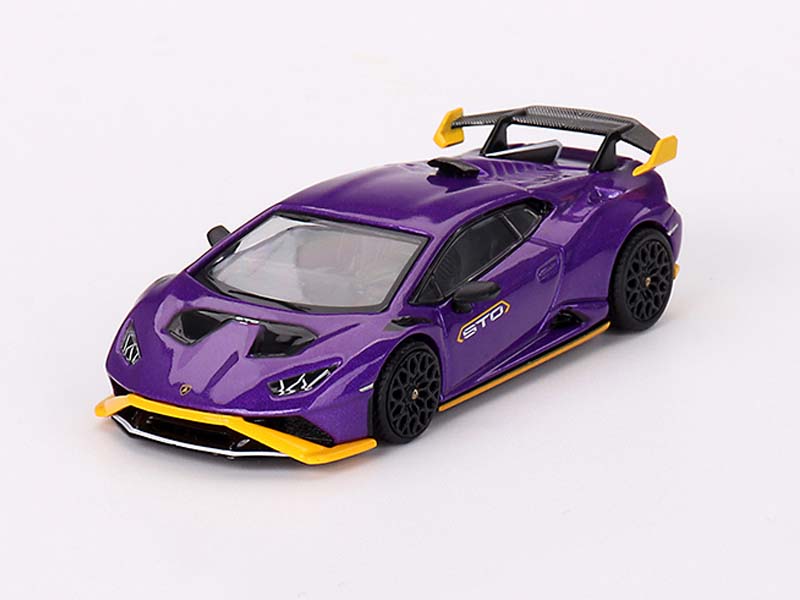 PRE-ORDER Lamborghini Huracán STO – Viola Pasifae (Mini GT) Diecast 1:64 Scale Model - TSM MGT00746