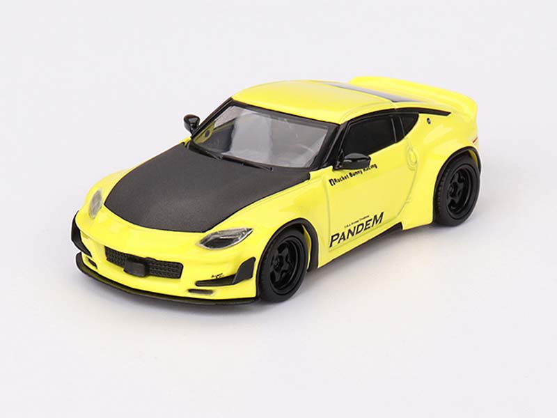 PRE-ORDER Nissan Z Pandem – Ikazuchi Yellow (Mini GT) Diecast 1:64 Scale Model - TSM MGT00752