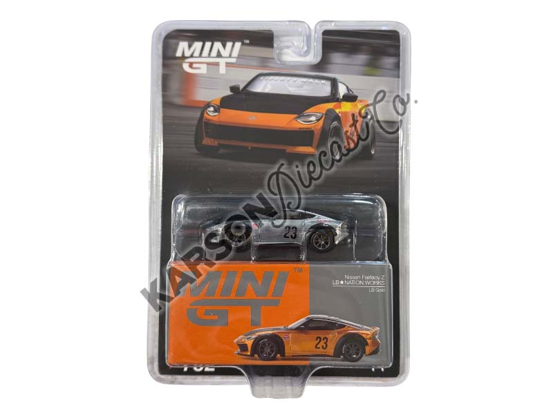 CHASE Nissan Z LB-NATION WORKS – LB Gold (Mini GT) Diecast 1:64 Scale Model - TSM MGT00782