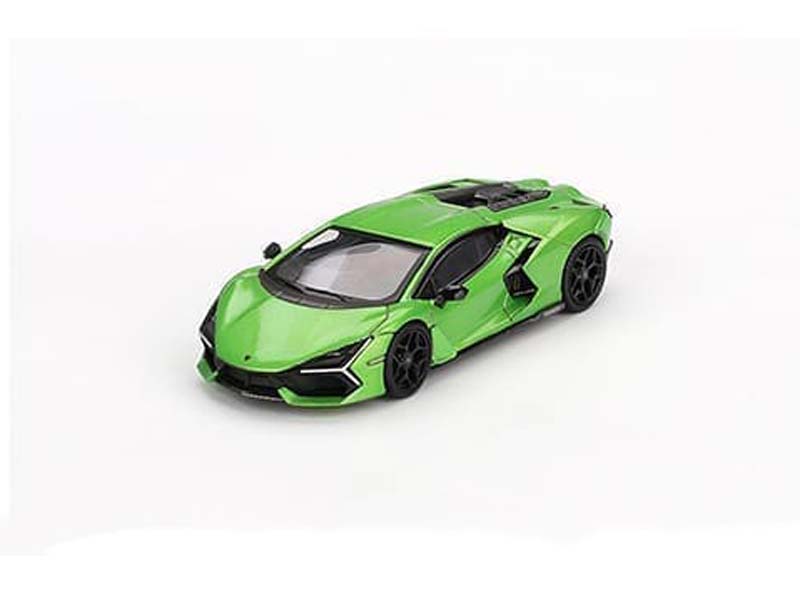Mini GT 1/64 Lamborghini Revuelto - Couleur Verde Selvans, Neuf En Boîte