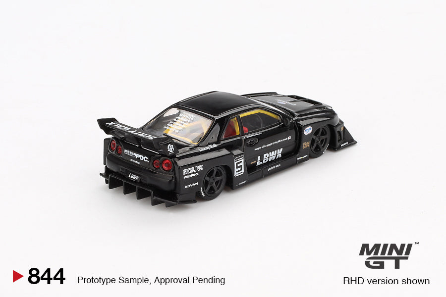 Nissan LB-ER34 Super Silhouette SKYLINE – Black (Mini GT) Diecast 1:64 Scale Model - TSM MGT00844