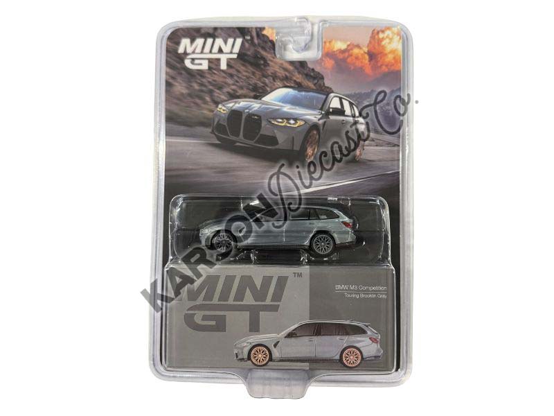 CHASE BMW M3 Competition Touring Brooklyn – Grey (Mini GT) Diecast