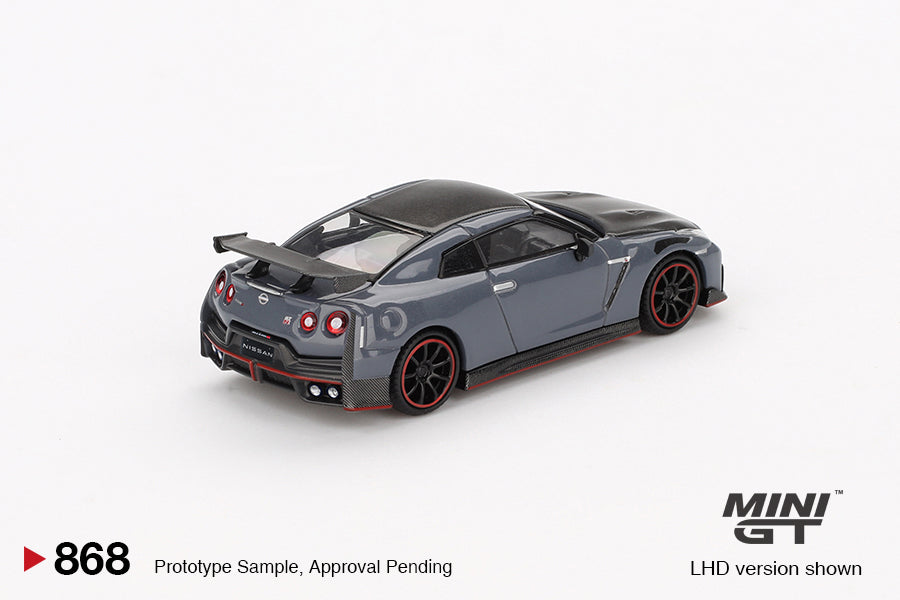 Nissan GT-R Nismo 2024 NISMO – Stealth Gray (Mini GT) Diecast 1:64 Scale Model - TSM MGT00868