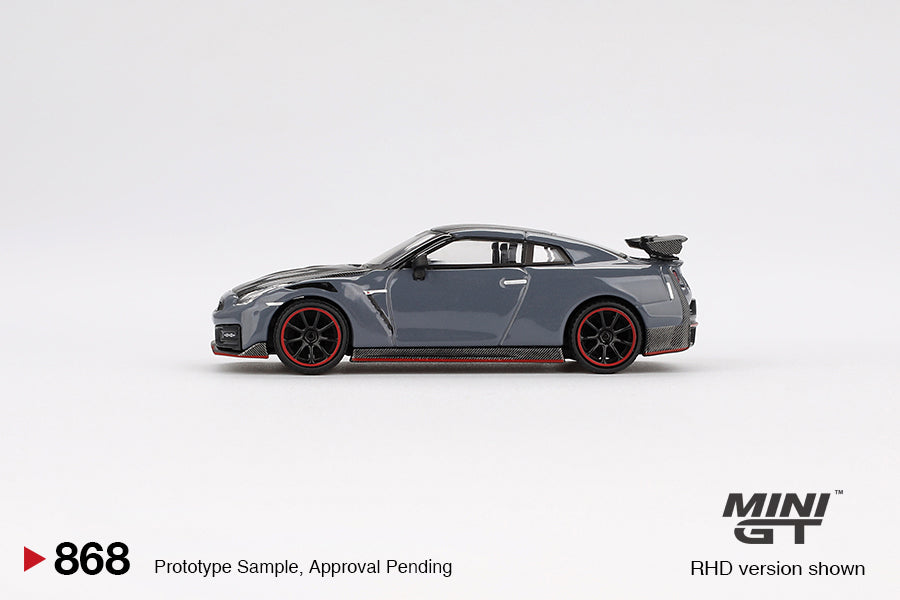 Nissan GT-R Nismo 2024 NISMO – Stealth Gray (Mini GT) Diecast 1:64 Scale Model - TSM MGT00868