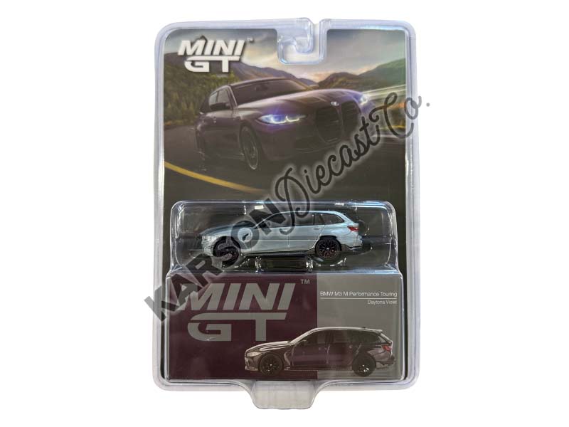 CHASE BMW M3 M Performance Touring – Daytona Violet (Mini GT) Diecast 1:64 Scale Model - TSM MGT00896