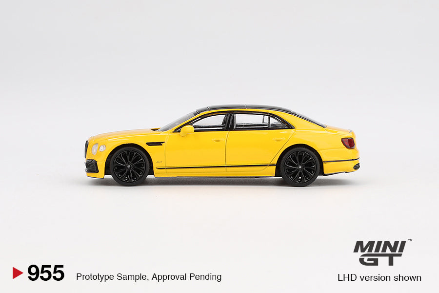 Bentley Flying Spur – Monaco Yellow (Mini GT) Diecast 1:64 Scale Model - TSM MGT00955