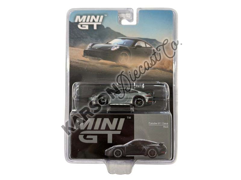 CHASE Porsche 911 Dakar – Black (Mini GT) Diecast 1:64 Scale Model - TSM MGT00958