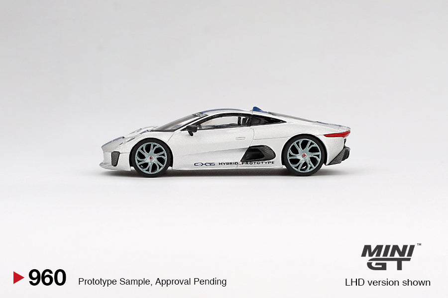 Jaguar C-X75 – Silver (Mini GT) Diecast 1:64 Scale Model - TSM MGT00960