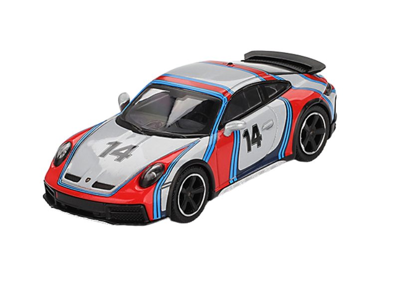 Porsche 911 Dakar (Rally 1974) Ice Grey Metallic (Mini GT) Diecast 1:64 Scale Model - TSM MGT00964