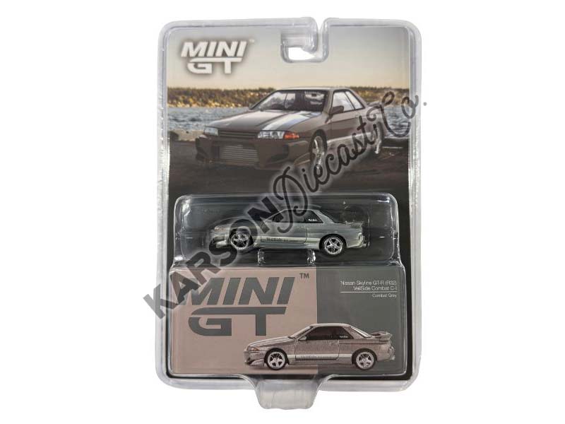 CHASE Nissan Skyline GT-R (R32) Veilside Combat C-I – Veilside Combat Grey (Mini GT) Diecast 1:64 Scale Model - TSM MGT00971