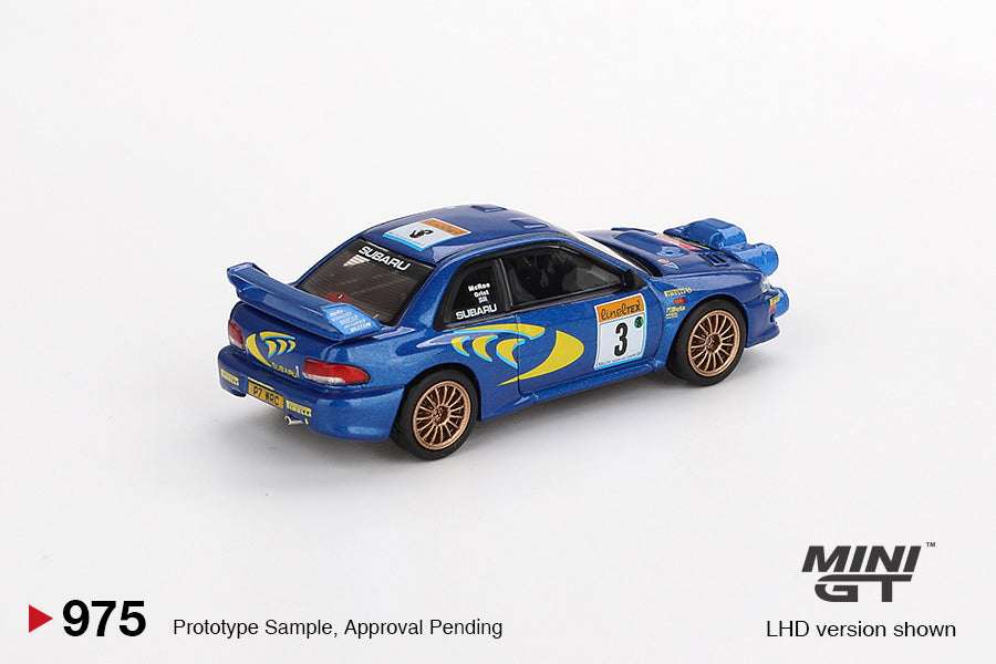 Subaru Impreza WRC98 1998 Rally Monte-Carlo 3rd Place #3 (Mini GT) Diecast 1:64 Scale Model - TSM MGT00975