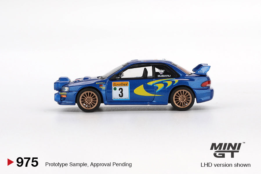 Subaru Impreza WRC98 1998 Rally Monte-Carlo 3rd Place #3 (Mini GT) Diecast 1:64 Scale Model - TSM MGT00975