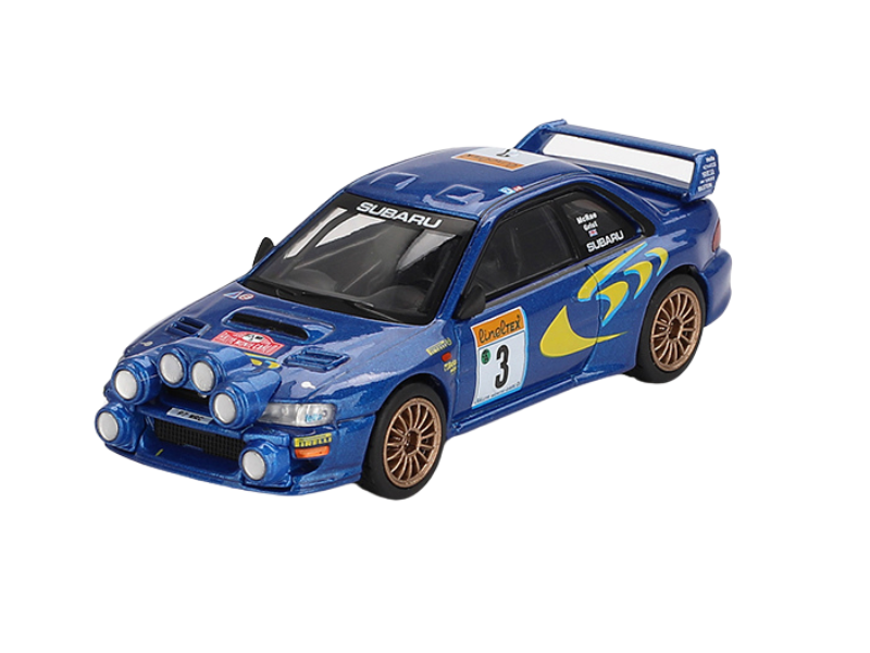Subaru Impreza WRC98 1998 Rally Monte-Carlo 3rd Place #3 (Mini GT) Diecast 1:64 Scale Model - TSM MGT00975