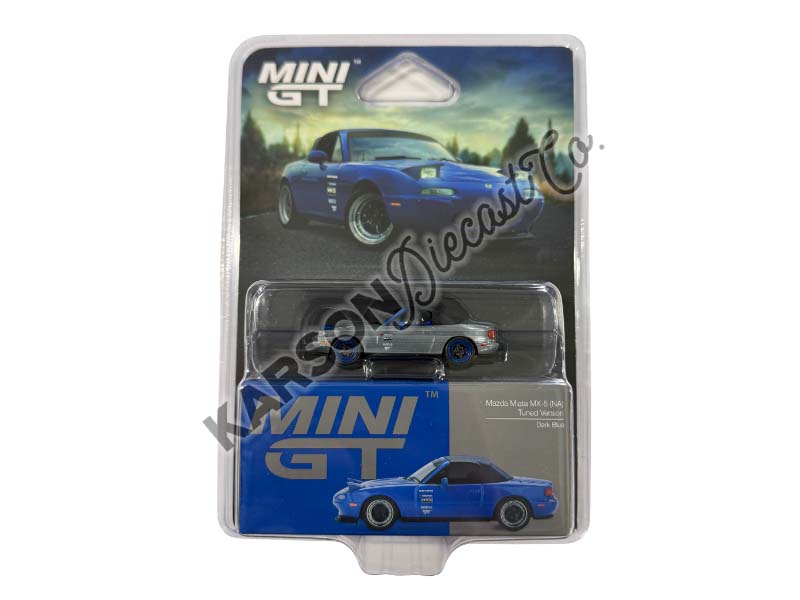 CHASE Mazda Miata MX-5 (NA) Tuned Version – Dark Blue Diecast 1:64 Scale Model - TSM MGT01069