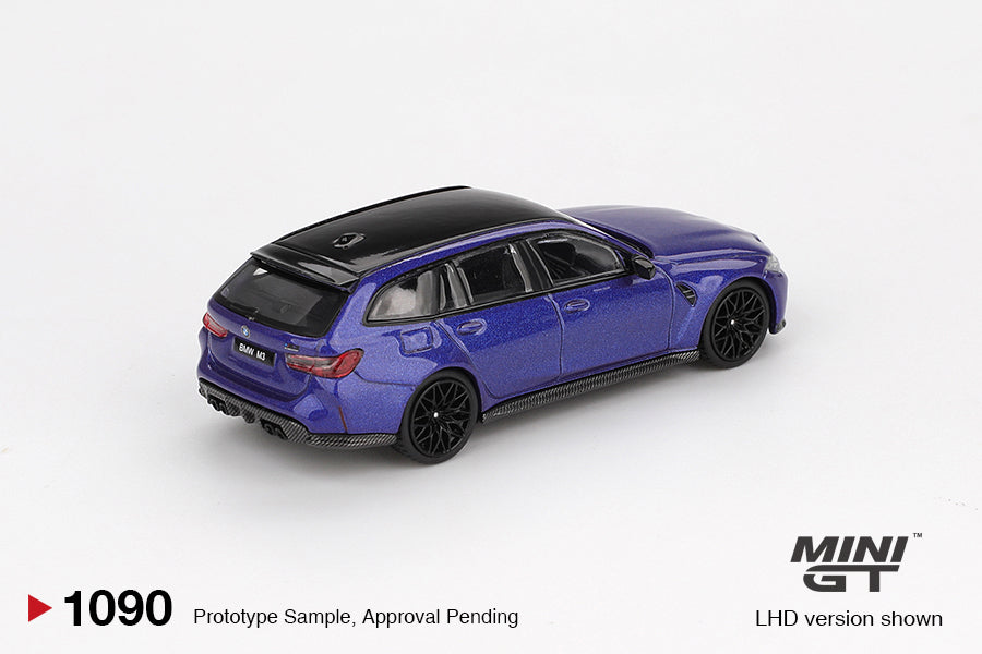 PRE-ORDER BMW M3 Competition Touring – Portimao Blue Metallic (Mini GT) Diecast 1:64 Scale Models - TSM MGT01090