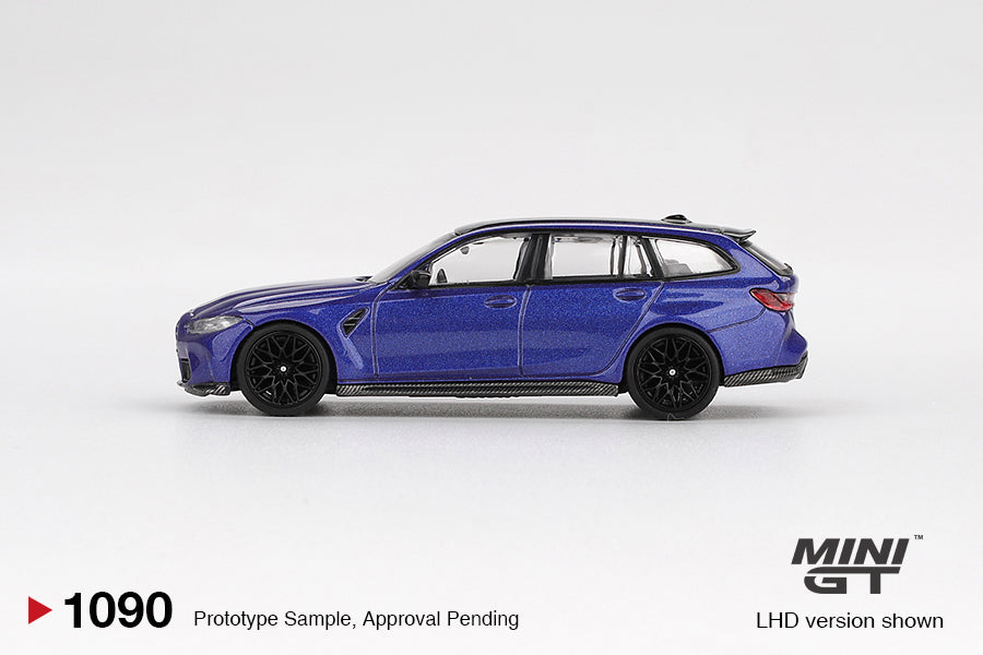 PRE-ORDER BMW M3 Competition Touring – Portimao Blue Metallic (Mini GT) Diecast 1:64 Scale Models - TSM MGT01090