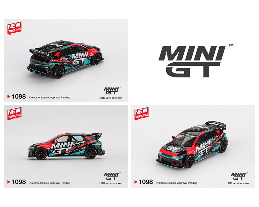 PRE-ORDER Hyundai Ioniq 5N MINI GT RS-01T 2025 Tokyo Auto Salon- Black (Mini GT) Diecast 1:64 Scale Model - TSM MGT01098
