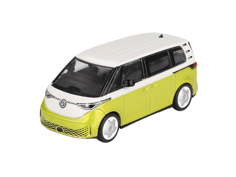 PRE-ORDER Volkswagen ID. Buzz – Candy White / Pomelo Yellow (Mini GT) Diecast 1:64 Scale Model - TSM MGT01110