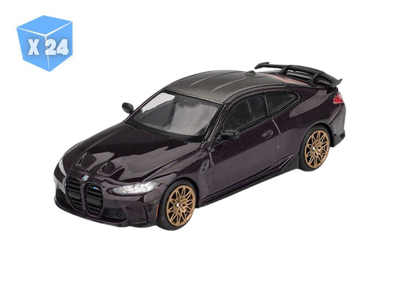 PRE-ORDER - 24 PACK BMW M4 M-Performance (G82) – Daytona Violet (Mini GT) Diecast 1:64 Scale Model - TSM MGT01112