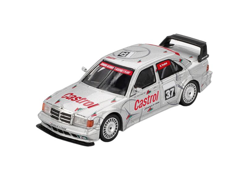 PRE-ORDER 1995 Mercedes-Benz 190E 2.5-16 Evolution II #37 SE Asia Touring Car Championship (Mini GT) Diecast 1:64 Scale Model - TSM MGT01125