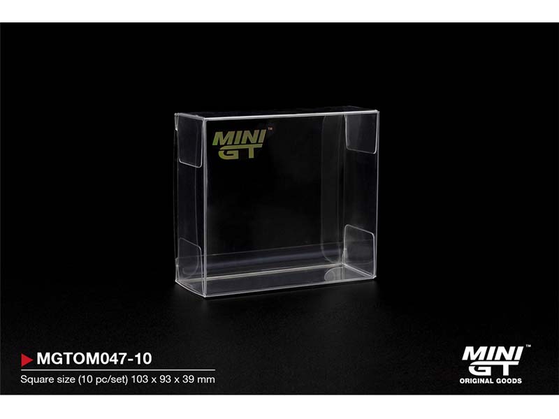 PRE-ORDER Mini GT Box Protector Type C Pack of 10 Pcs for Square Box S ...