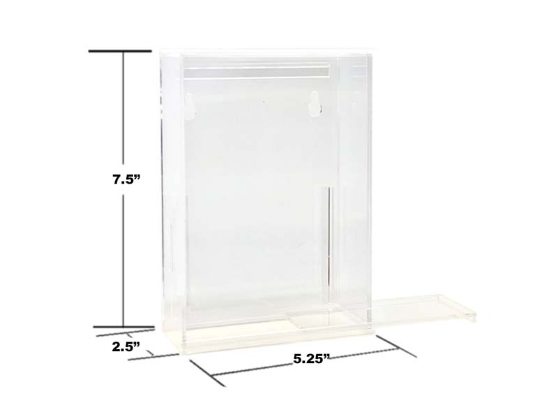 Basic Redline Collector Single Display Case (5.25″x2.5″x7.5″) Fits Diecast 1:64 Scale Models - MJ13018
