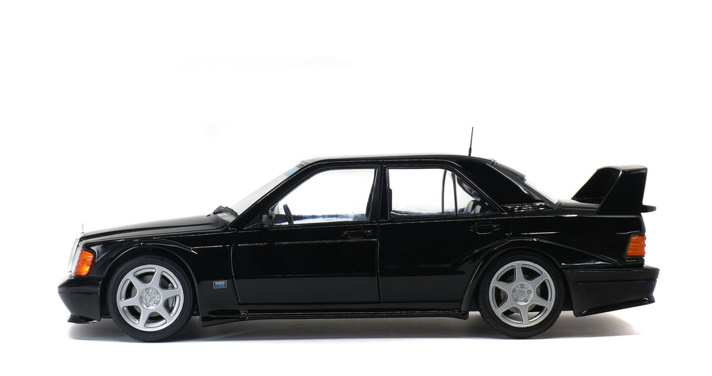PRE-ORDER 1990 Mercedes 190 EVO II (W201) Black Diecast 1:18 Scale Model - Solido S1801001