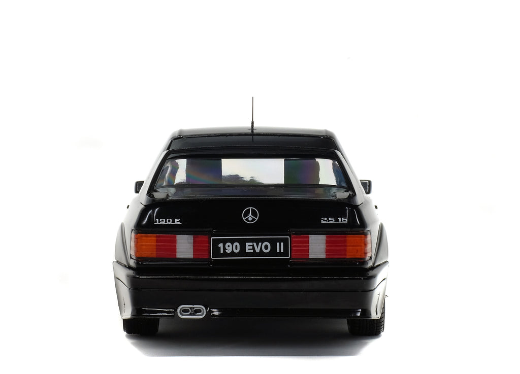 PRE-ORDER 1990 Mercedes 190 EVO II (W201) Black Diecast 1:18 Scale Model - Solido S1801001