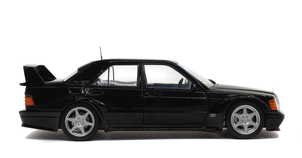 PRE-ORDER 1990 Mercedes 190 EVO II (W201) Black Diecast 1:18 Scale Model - Solido S1801001
