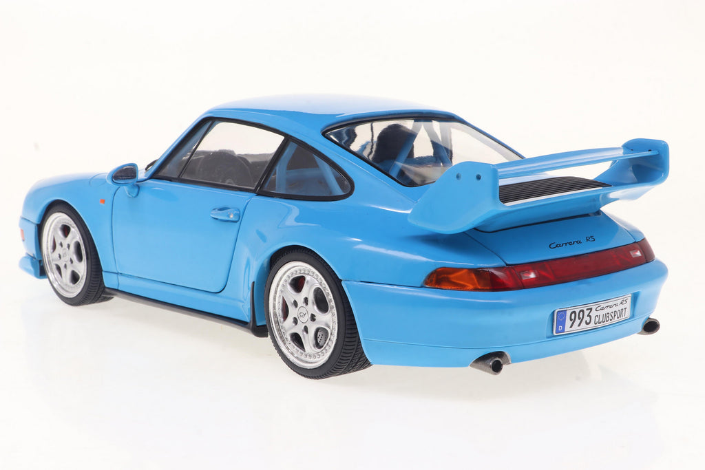 1997 Porsche 911 (993) Clubsport Riviera Blue Diecast 1:18 Scale Model - Solido S1810101